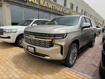 Chevrolet  Suburban  Premier  2023  Automatic  2,000 Km  8 Cylinder  Four Wheel Drive (4WD)  SUV  Gold  With Warranty