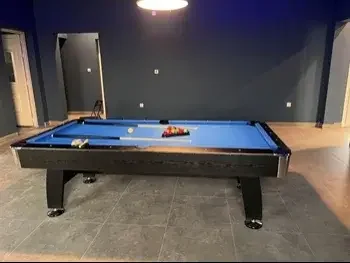 Black and Blue  Billiard Table