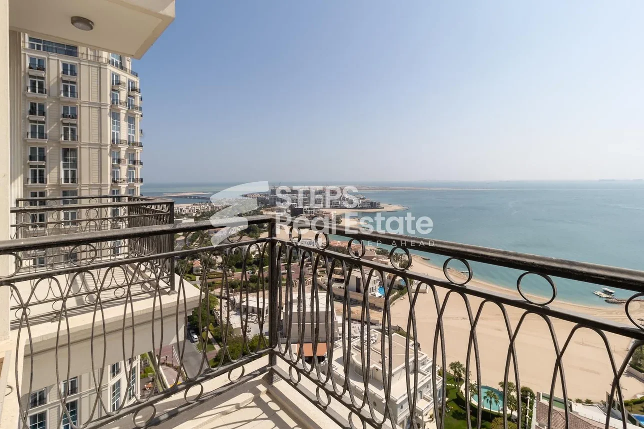 2 Bedrooms Apartment For Rent in Doha - The Pearl Semi Furnished