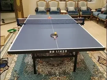 Black and Blue  Tennis (ping pong) Table