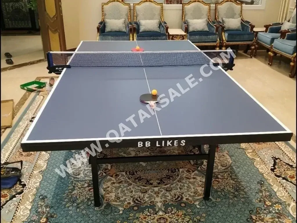 Black and Blue  Tennis (ping pong) Table