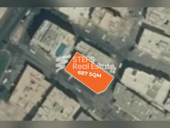 اراضي للبيع  في الدوحة  - روضة الخيل  -المساحة 687 متر مربع