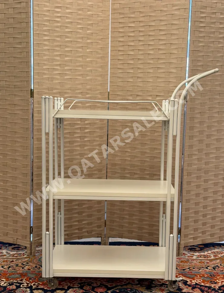 الطاولات والخزائن الجانبية طاولة متعددة الاستخدامات  - أبيض