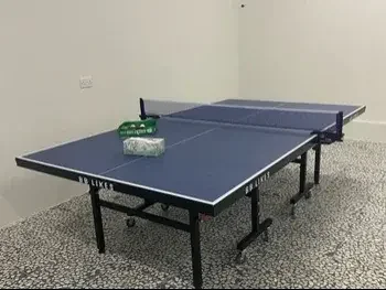 Black and Blue  Tennis (ping pong) Table