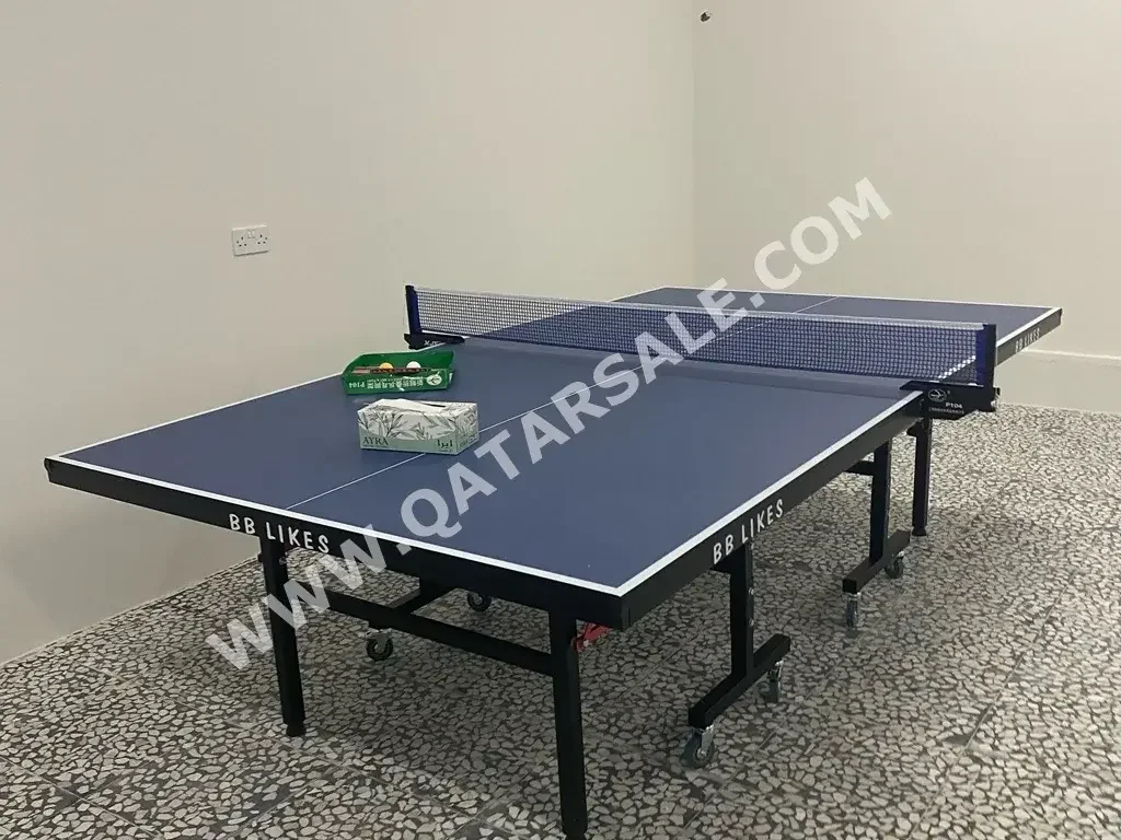 Black and Blue  Tennis (ping pong) Table