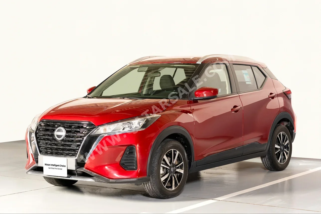 نيسان  كيكس  2024  اوتوماتيك  22,957 كم  4 سلندر  سحب امامي  اس يو في  أحمر  تحت الضمان