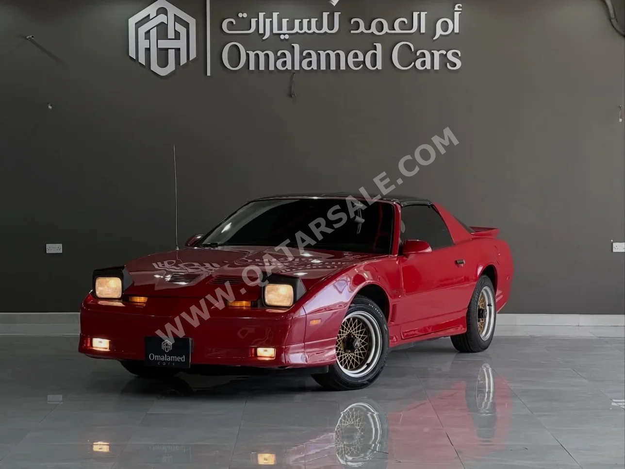 بونتياك فايربيرد ترانس ام 1987 اوتوماتيك 137,000 كم 8 سلندر دفع كلي مستمر كوبيه \ سبورت أحمر