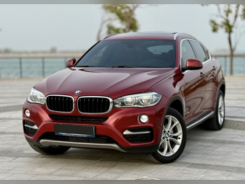 BMW X-Series X6 2015 Automatic 78,000 Km 6 Cylinder Four Wheel Drive (4WD) SUV Red