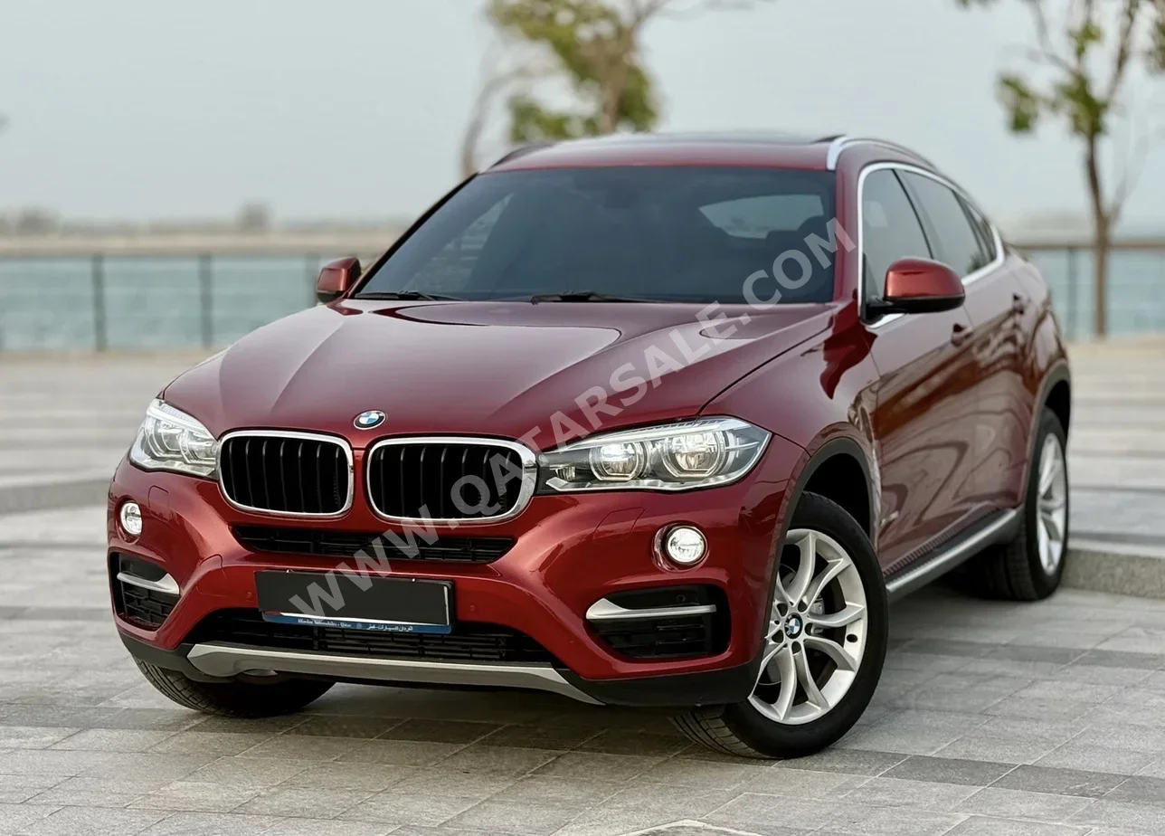 BMW  X-Series  X6  2015  Automatic  78,000 Km  6 Cylinder  Four Wheel Drive (4WD)  SUV  Red