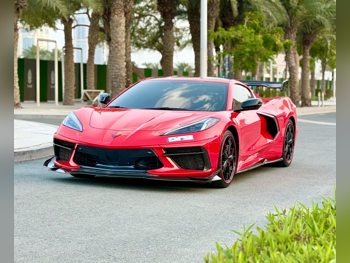 Chevrolet  Corvette  C8 Stingray  2020  Automatic  90,000 Km  8 Cylinder  Rear Wheel Drive (RWD)  Convertible  Red  With Warranty