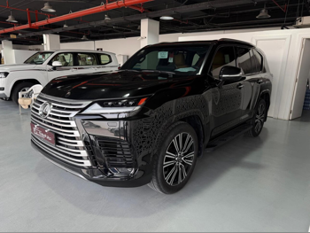 لكزس  ال اكس  600 لكجري  2024  اوتوماتيك  62,000 كم  8 سلندر  دفع رباعي  اس يو في  أسود  تحت الضمان