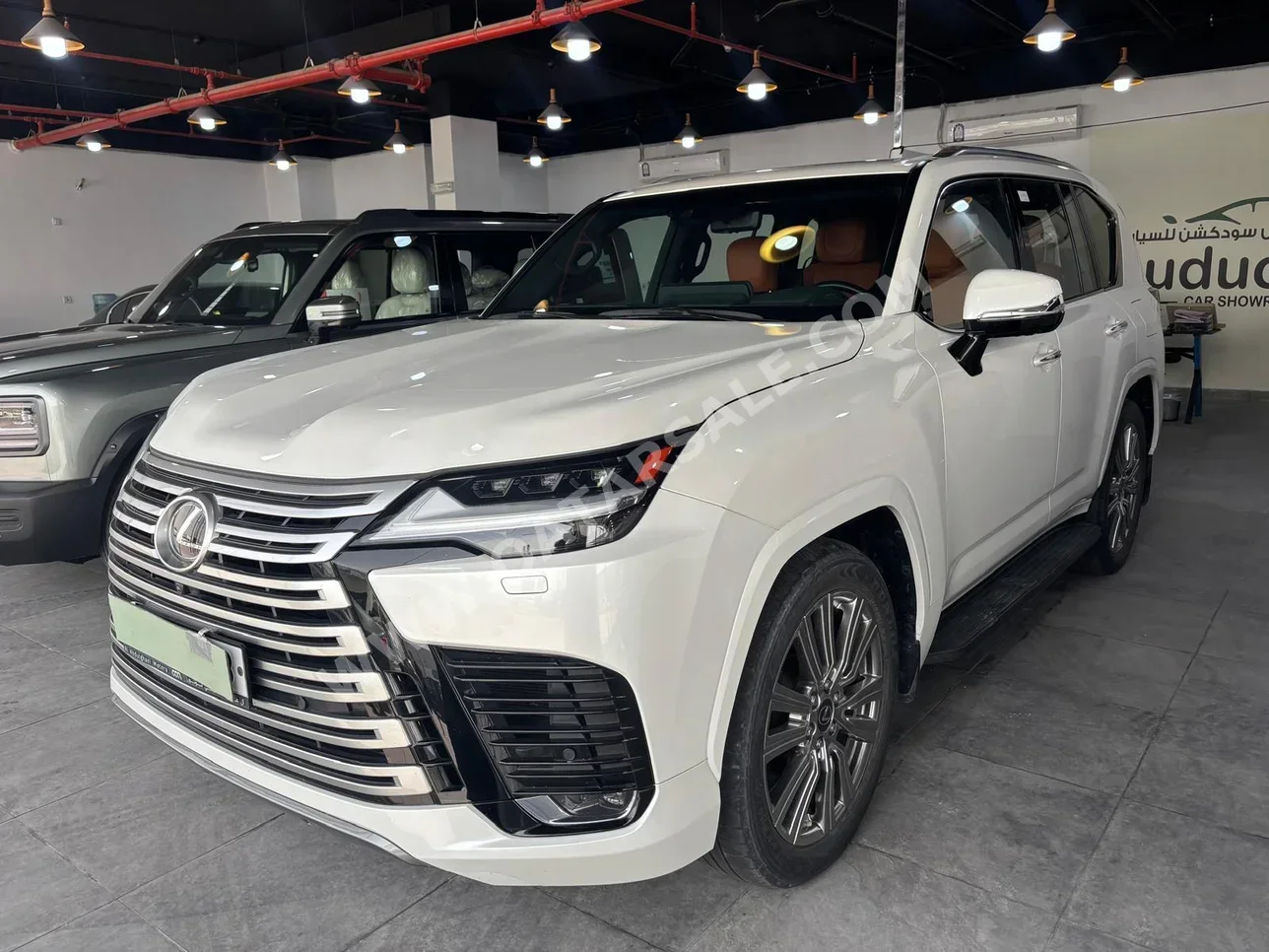 Lexus  LX  600 Luxury  2023  Automatic  37,000 Km  8 Cylinder  Four Wheel Drive (4WD)  SUV  White  With Warranty