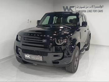لاند روفر  ديفيندر  110 اتش اس اي  2026  اوتوماتيك  1,000 كم  6 سلندر  دفع رباعي  اس يو في  أسود  تحت الضمان