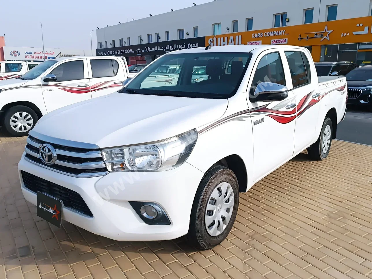 Toyota Hilux 2020 Automatic 50,000 Km 4 Cylinder Rear Wheel Drive (RWD) Pick Up White