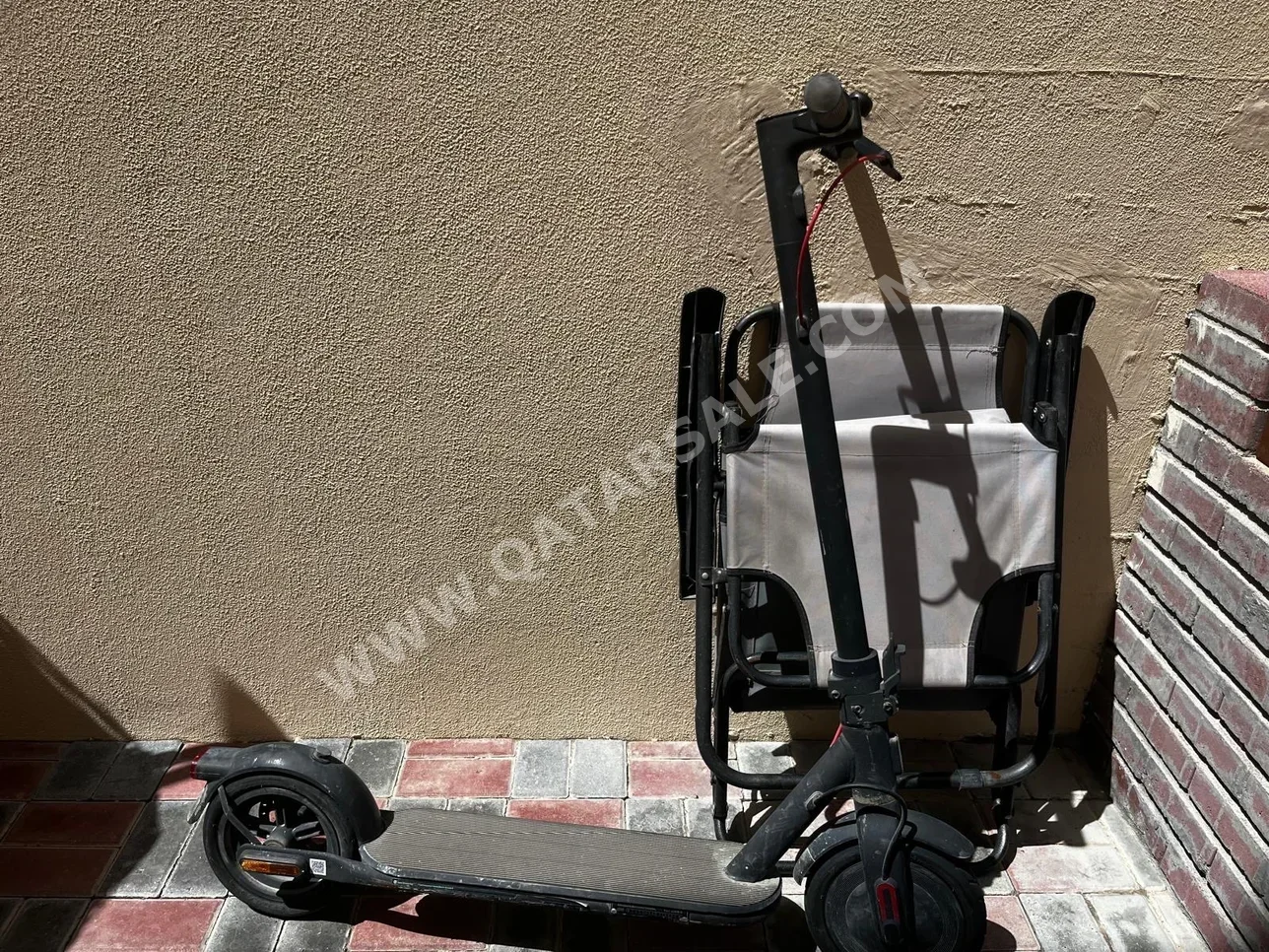 سكوترات سكوتر كهربائي  - شاومى  - أسود  - قابل للطي