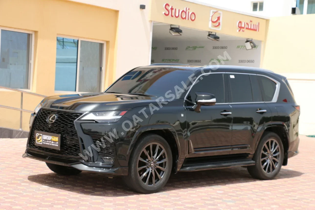 Lexus  LX  600 F Sport  2024  Automatic  32,000 Km  6 Cylinder  Four Wheel Drive (4WD)  SUV  Black  With Warranty