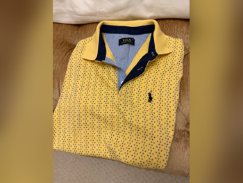 Men Clothes Ralph Lauren Cotton / Shirts Yellow Turkey Spring/Summer / Size: M