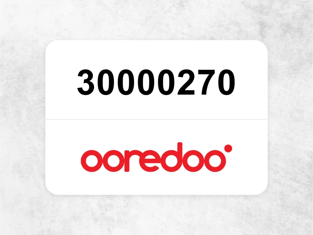 Ooredoo Mobile Phone 30000270