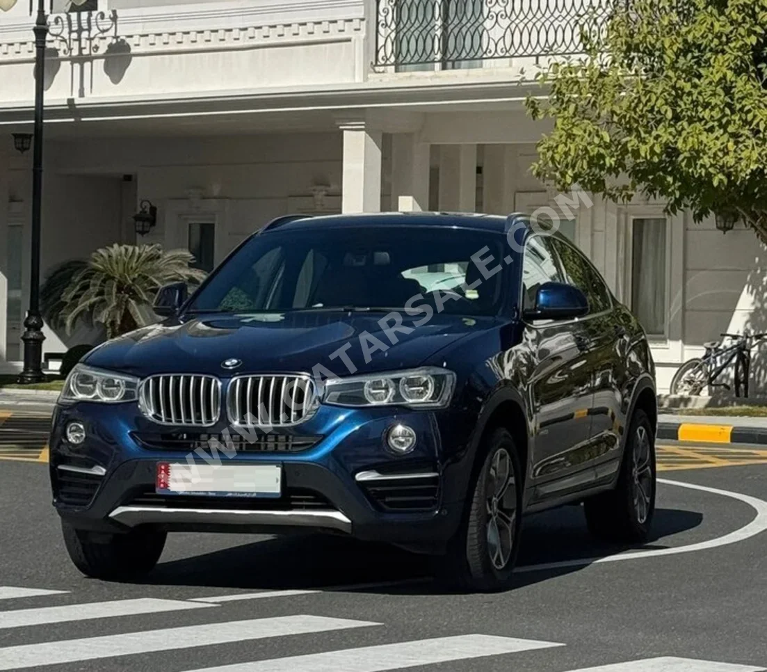 BMW X-Series X4 2017 Automatic 107,000 Km 4 Cylinder Four Wheel Drive (4WD) SUV Blue