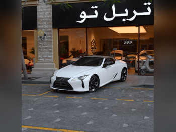 لكزس  ال سي  500  2025  اوتوماتيك  13,844 كم  6 سلندر  دفع خلفي  كوبيه \ سبورت  أبيض  تحت الضمان
