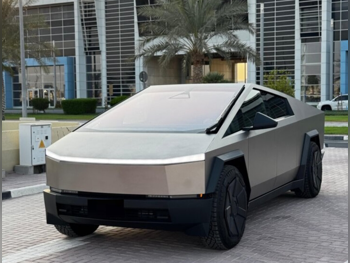 تسلا  سايبر بيست  2024  اوتوماتيك  0 كم  16 سلندر  دفع كلي مستمر  اس يو في  فضي  تحت الضمان