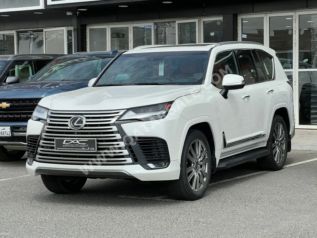 Lexus  LX  600 VIP  2023  Automatic  51,000 Km  6 Cylinder  Four Wheel Drive (4WD)  SUV  White  With Warranty