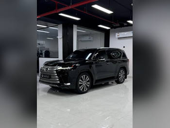 لكزس  ال اكس  600 لكجري  2024  اوتوماتيك  63,000 كم  8 سلندر  دفع رباعي  اس يو في  أسود  تحت الضمان