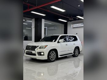 لكزس  ال اكس  570 اس  2014  اوتوماتيك  400,000 كم  8 سلندر  دفع رباعي  اس يو في  أبيض