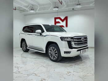 Toyota  Land Cruiser  GXR Twin Turbo  2023  Automatic  95,000 Km  6 Cylinder  Four Wheel Drive (4WD)  SUV  White  With Warranty