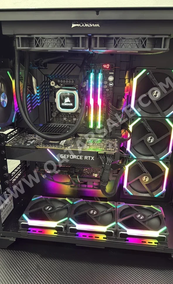 كمبيوتر ألعاب - إنتل كور أي9  - ان فيديا  - جيفورس ار تي اكس  - 2080  - 8 جيجابايت -  32 جيجابايت (2 × 16)  \ دي دي ار 4 - القرص الثابت:  غير مثبت - القرص الصلب:  غير مثبت  2021