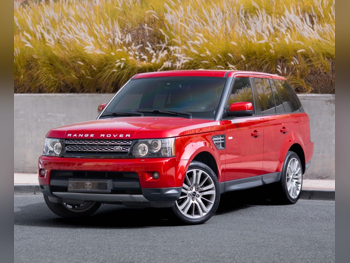 Land Rover  Range Rover  Sport Super charged  2013  Automatic  59,000 Km  8 Cylinder  Four Wheel Drive (4WD)  SUV  Red