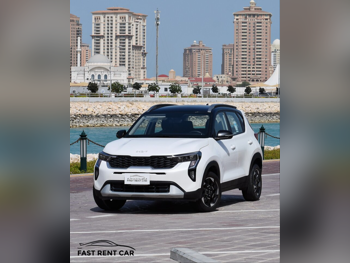 كيا سونت 4 سلندر إس يو في 2 في 4 أبيض 2024