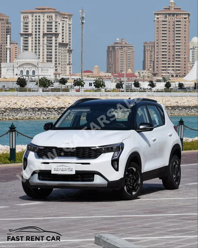 كيا  سونت  4 سلندر  إس يو في 2 في 4  أبيض  2024