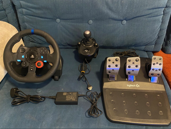 Console Accessories Steering Wheel with Shifter - Logitech - G29 - Black