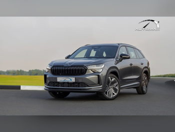 سكودا  كودياك  2026  اوتوماتيك  0 كم  4 سلندر  سحب امامي  اس يو في  رمادي غامق  تحت الضمان