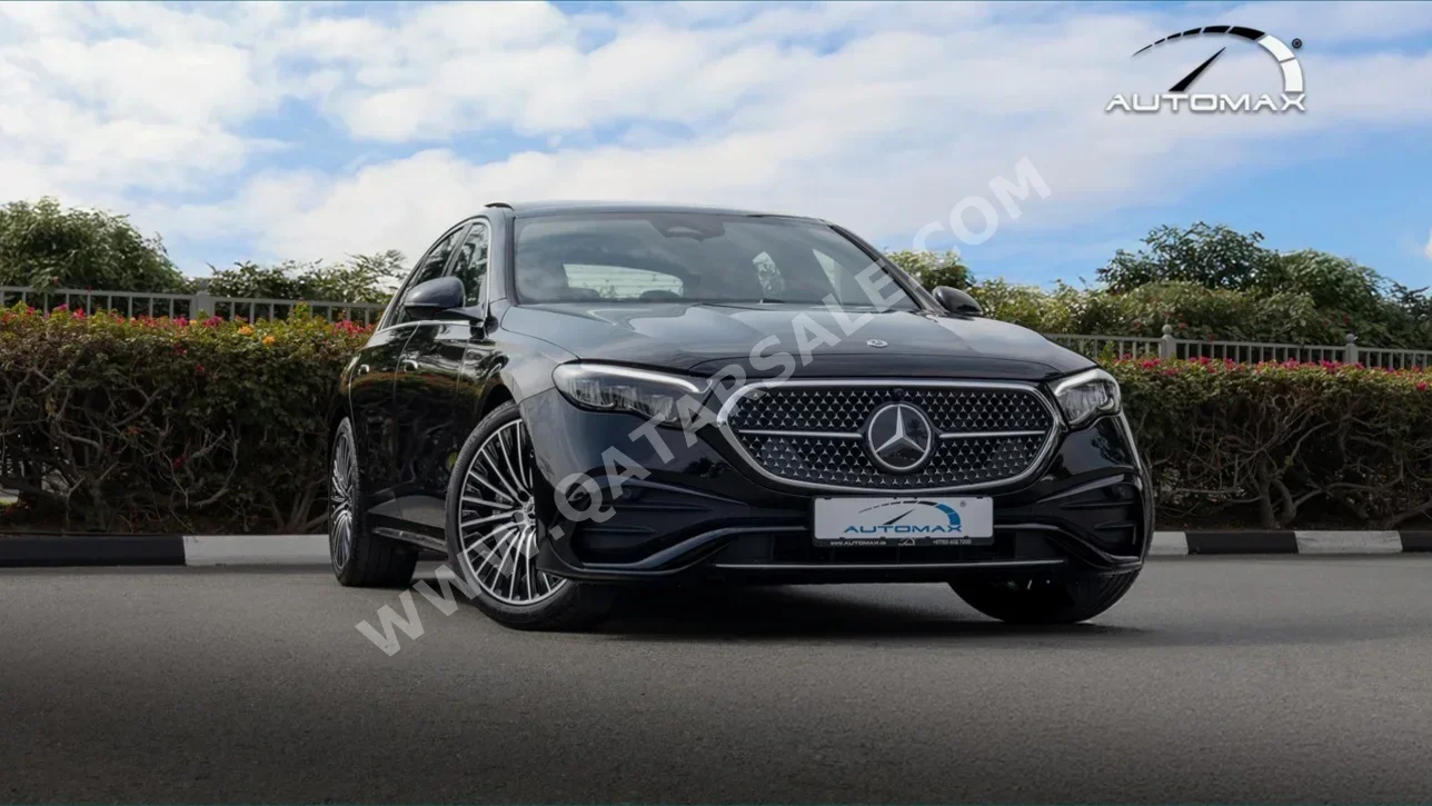 مرسيدس - بنز  اي - كلاس  200 AMG  2026  اوتوماتيك  0 كم  4 سلندر  دفع خلفي  سيدان  أسود  تحت الضمان