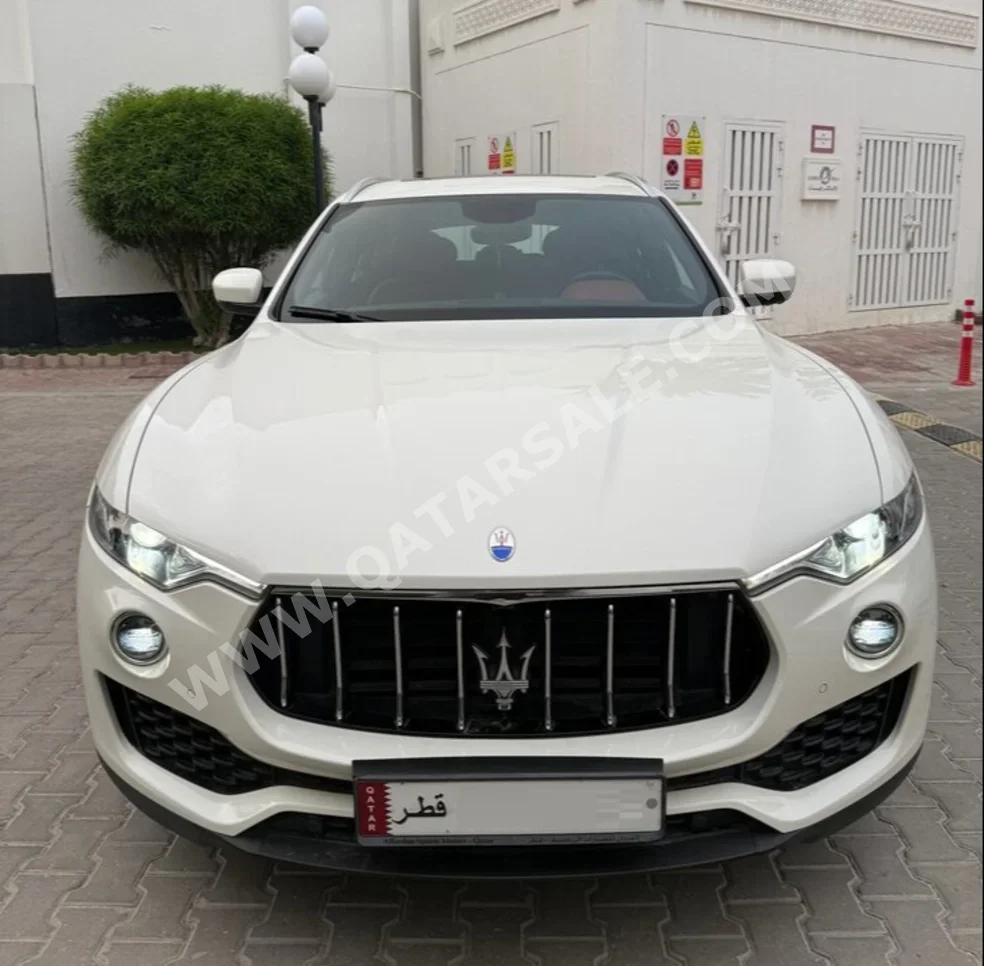 Maserati Levante 2017 Automatic 80,000 Km 6 Cylinder Rear Wheel Drive (RWD) SUV White