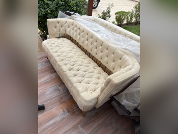 Sofas, Couches & Chairs - Fabric  - Beige