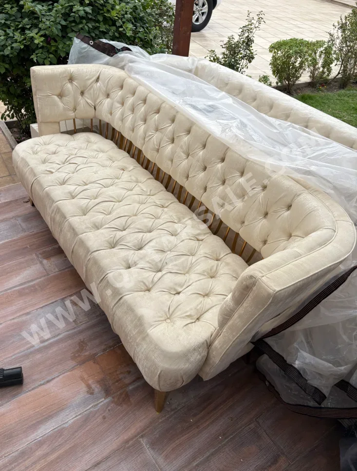Sofas, Couches & Chairs - Fabric  - Beige