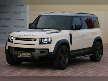 لاند روفر  ديفيندر  110 اتش اس اي  2024  اوتوماتيك  36,000 كم  4 سلندر  دفع رباعي  اس يو في  كريمي  تحت الضمان
