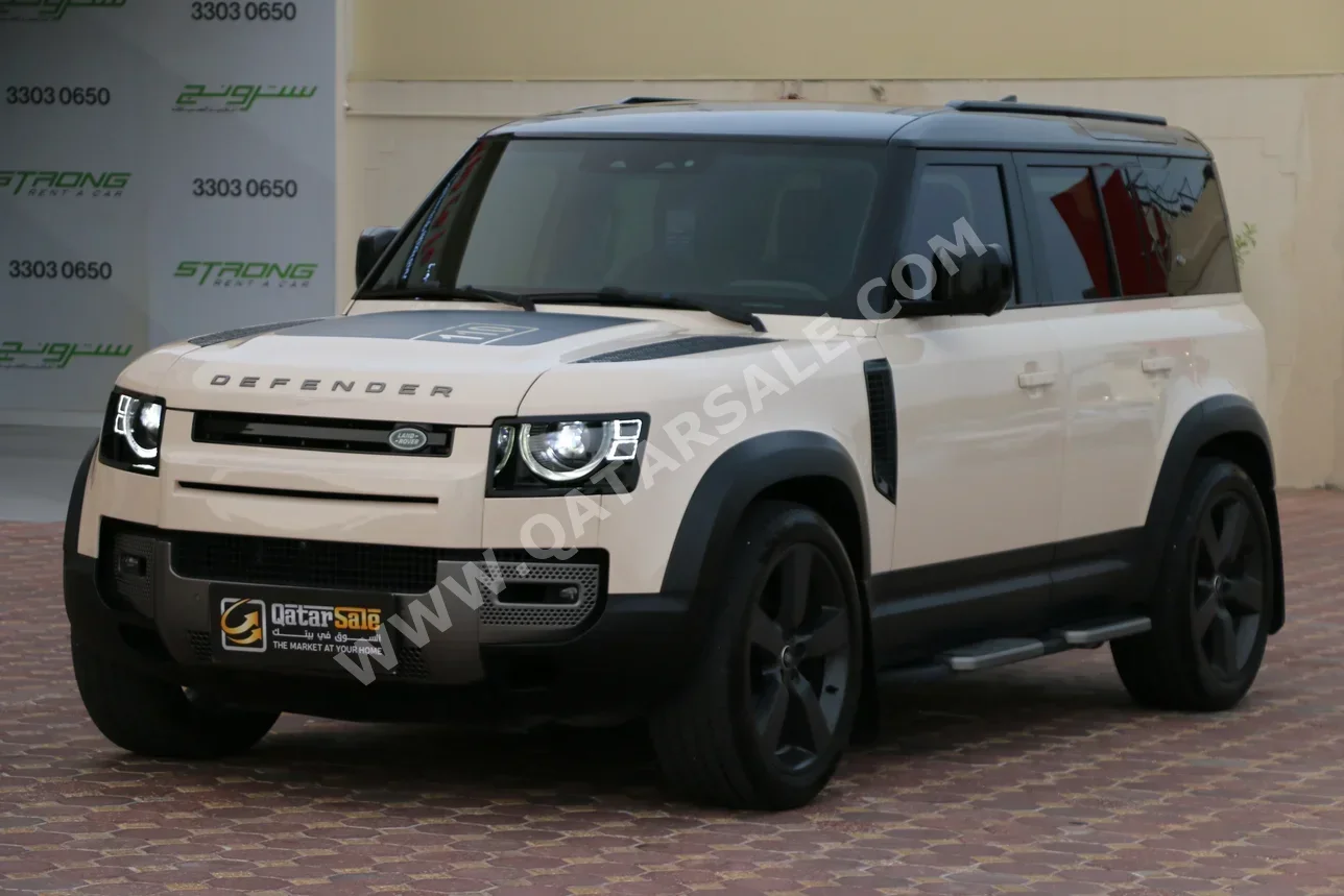 لاند روفر  ديفيندر  110 اتش اس اي  2024  اوتوماتيك  36,000 كم  4 سلندر  دفع رباعي  اس يو في  كريمي  تحت الضمان