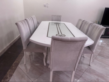 Tables & Sideboards Table & Chairs  - Pan Emirates  - White