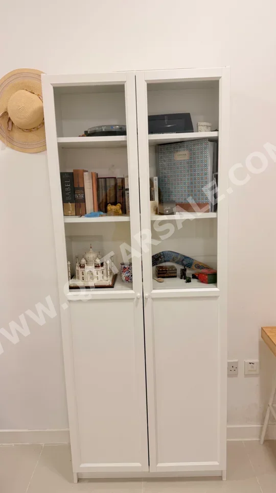 مكتبات و وحدات رفوف - ايكيا  - أبيض