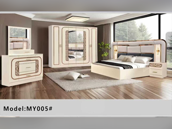 Bedroom Sets - Qatar Design  - 4 Pieces Set  - Beige