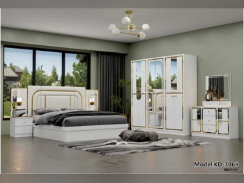 Bedroom Sets - Qatar Design  - 4 Pieces Set  - Multi-Color