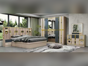 Bedroom Sets - Qatar Design  - 4 Pieces Set  - Multi-Color