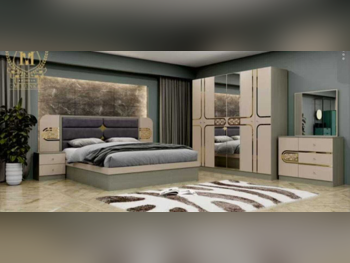 Bedroom Sets - Qatar Design  - 4 Pieces Set  - Multi-Color