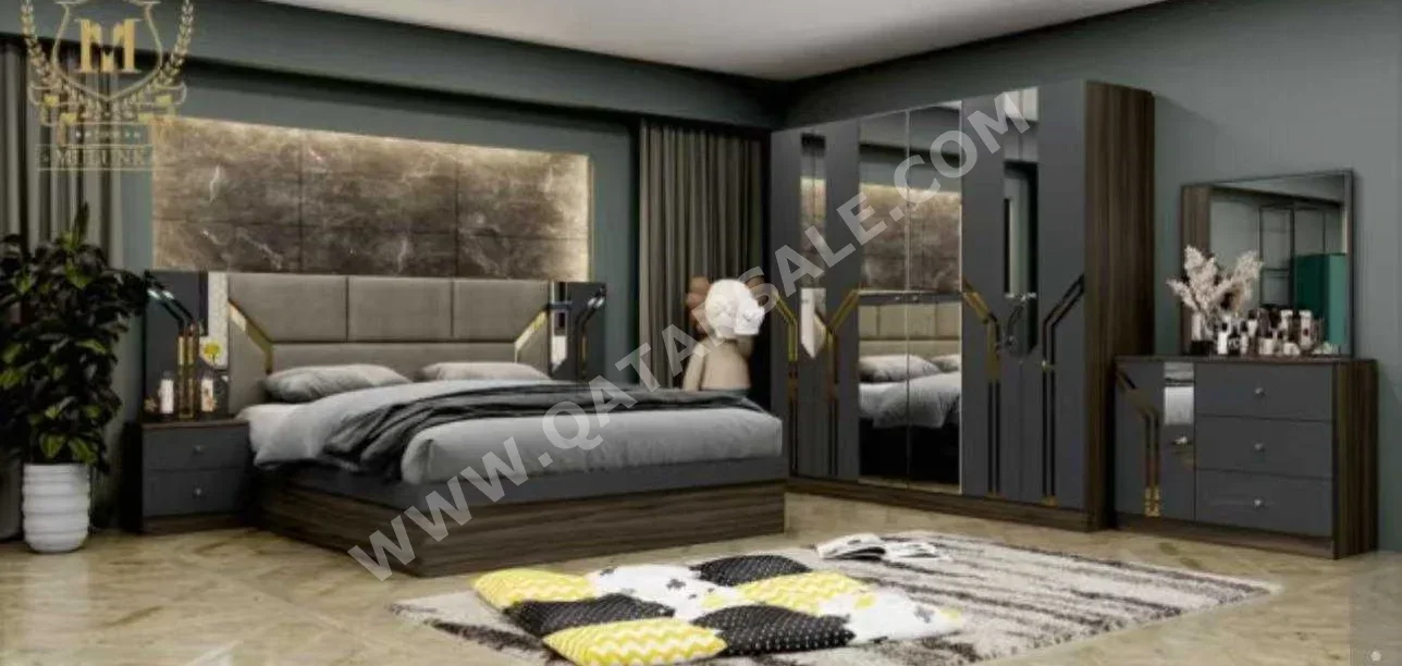 Bedroom Sets - Qatar Design  - 4 Pieces Set  - Multi-Color