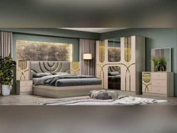 Bedroom Sets - Qatar Design  - 4 Pieces Set  - Multi-Color