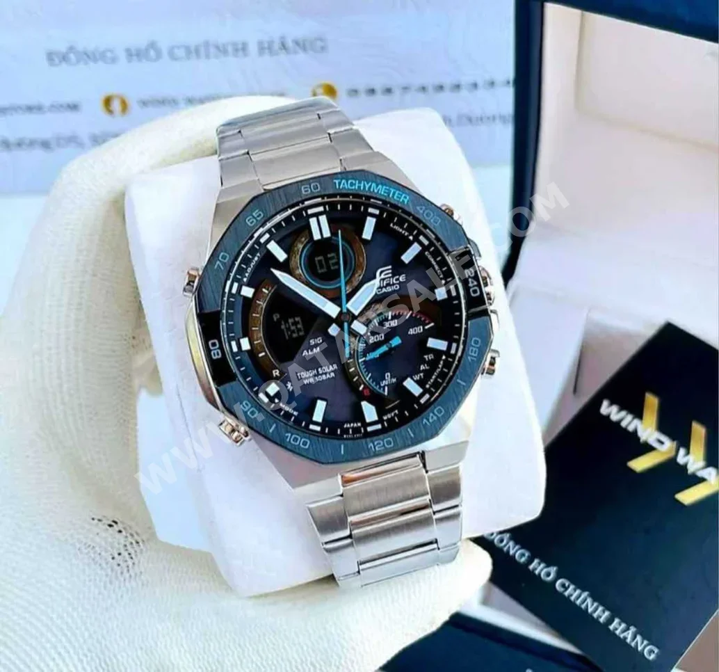 ساعات - كاسيو  - ساعات ميكانيكية  - فضة  - ساعات رجالي